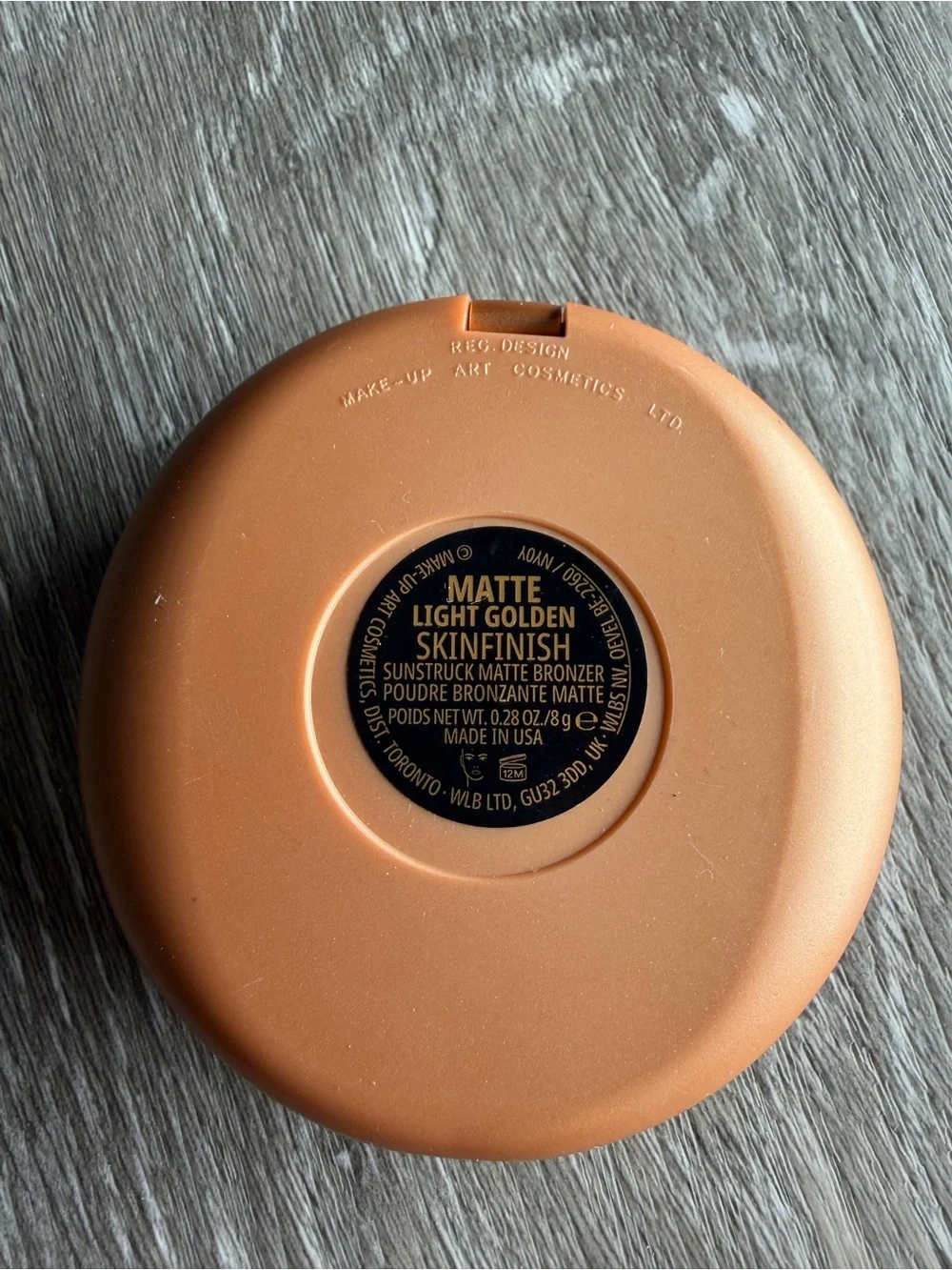 MAC Skinfinish Sunstruck Matte Bronzer “Light Golden”